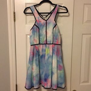 Watercolor dress from local boutique